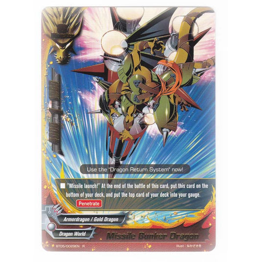 Future Card Buddyfight - Break To The Future - Missile Bunker Dragon - 29/135