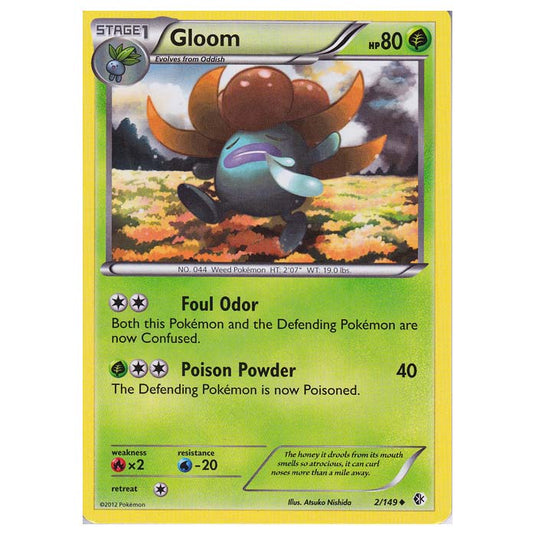 Pokemon - Black & White - Boundaries Crossed - Gloom 2/149