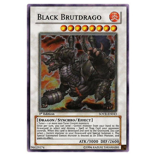 Yu-Gi-Oh! - Stardust Overdrive - Black Brutdrago (Super Rare) SOVR-EN043