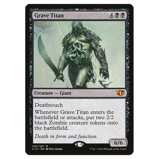 Magic The Gathering - Commander 2014 - Grave Titan - 145