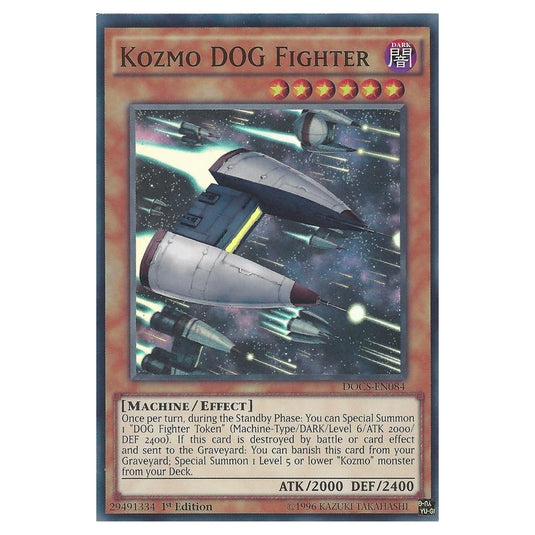 Yu-Gi-Oh! - Dimension of Chaos - Kozmo DOG Fighter (Super Rare) DOCS-EN084