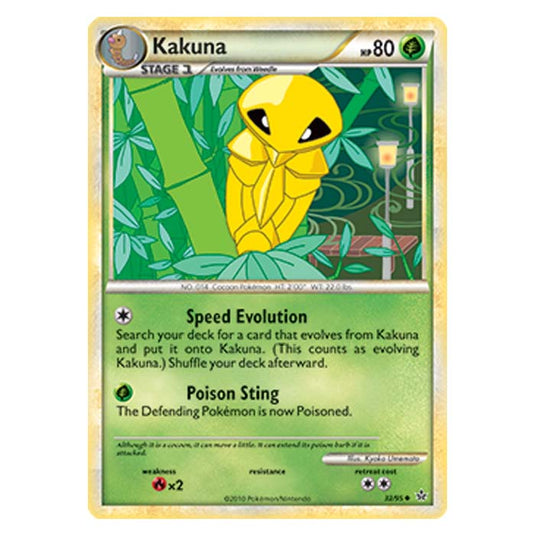 Pokemon - HGSS - Unleashed - Kakuna 32/95