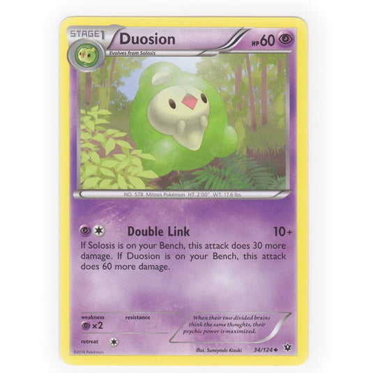 Pokemon - XY - Fates Collide - Duosion - 34/124