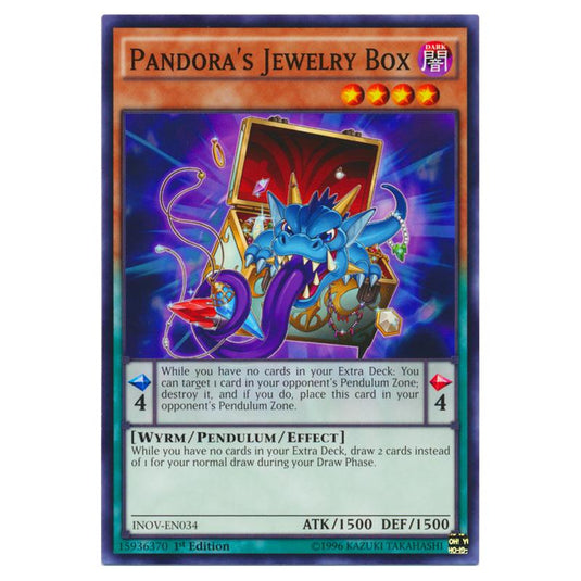 Yu-Gi-Oh! - Invasion - Vengeance - Pandora's Jewelry Box (Short Print) INOV-EN034