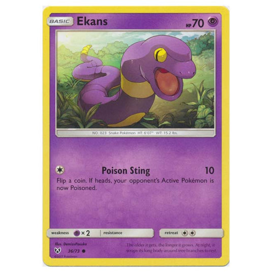 Pokemon - Shining Legends - Ekans - 36/73