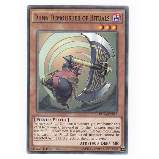 Yu-Gi-Oh! - Duelist Alliance - Djinn Demolisher of Rituals - 37/99