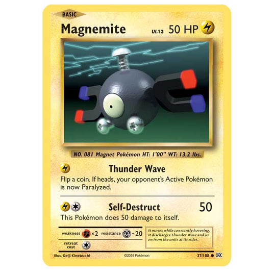 Pokemon - XY Evolutions - Magnemite - 37/108