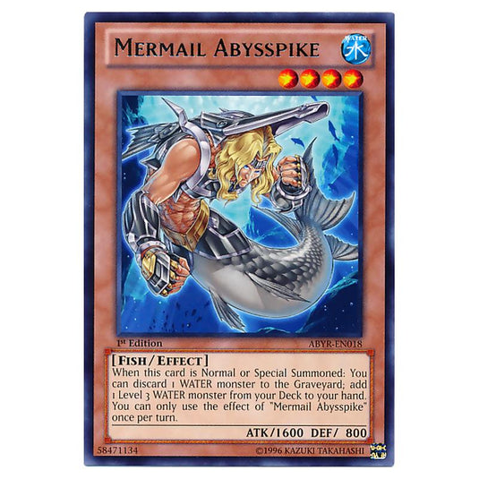 Yu-Gi-Oh! - Abyss Rising - Mermail Abysspike (Rare) ABYR-EN018