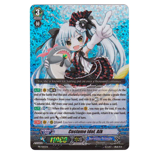 Cardfight!! Vanguard Promo Card PR-0115 Costume Idol, Alk