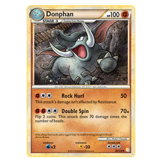 Pokemon - HGSS - Donphan - 40/123