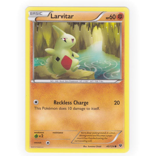 Pokemon - XY - Fates Collide - Larvitar - 40/124