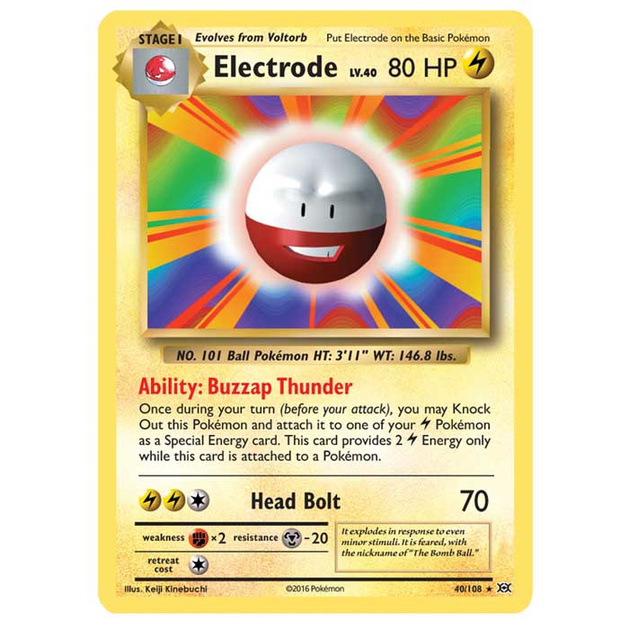 2016 electrode pokemon card value Pokemon - XY Evolutions - Electrode