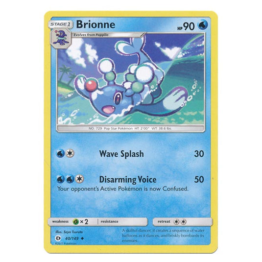 Pokemon - Sun & Moon - Base Set - Brionne - 40/149