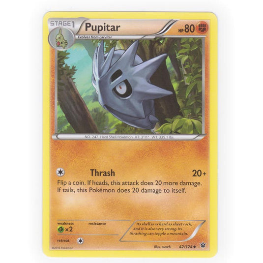 Pokemon - XY - Fates Collide - Pupitar - 42/124