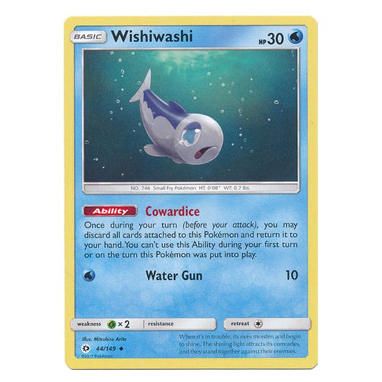 Pokemon - Sun & Moon - Base Set - Wishwashi - 44/149