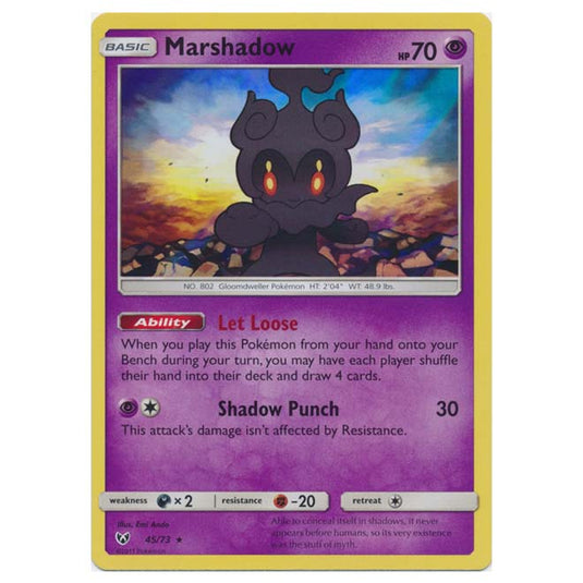 Pokemon - Shining Legends - Marshadow - 45/73