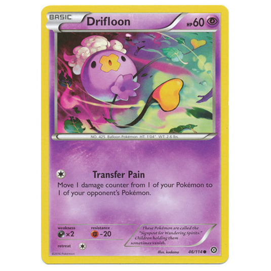 Pokemon - XY - Steam Siege - Drifloon - 46/114