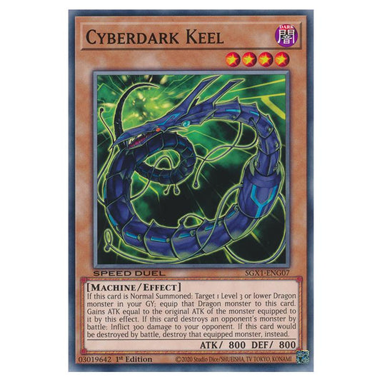 Yu-Gi-Oh! - Speed Duel GX - Duel Academy Box - Cyberdark Keel (Common) SGX1-ENG07