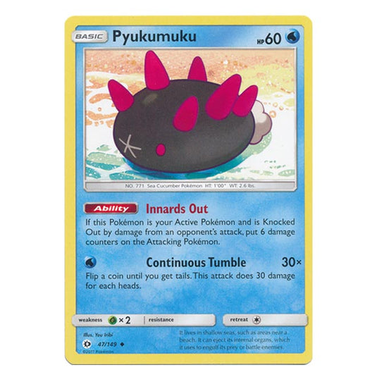Pokemon - Sun & Moon - Base Set - Pyukumuku - 47/149