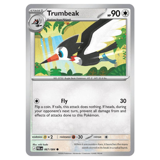 Pokemon - Mega Evolution - Pitch Black - Trumbeak - 067/084