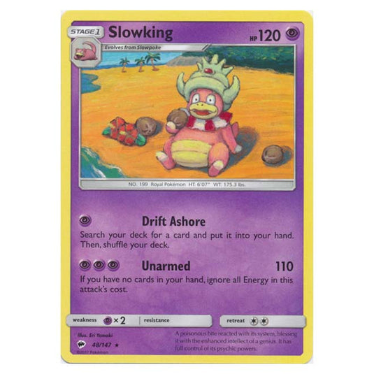 Pokemon - Sun & Moon - Burning Shadows - Slowking - 48/147