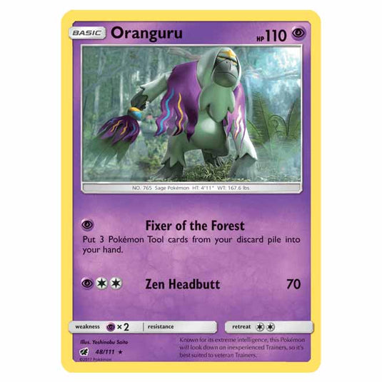 Pokemon - Sun & Moon - Crimson Invasion - Oranguru - 48/111
