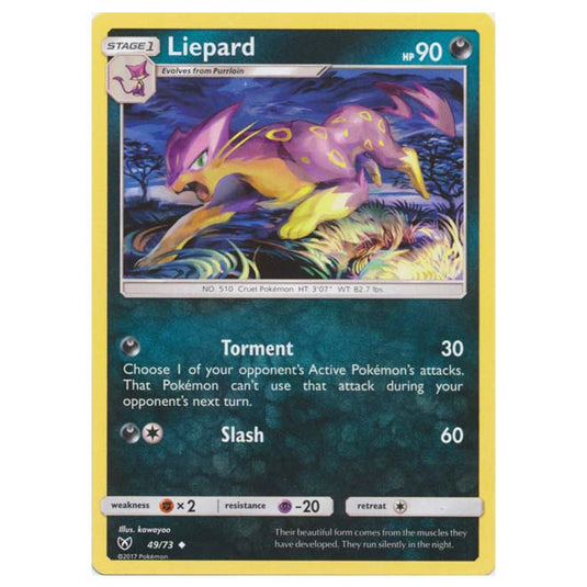 Pokemon - Shining Legends - Liepard - 49/73