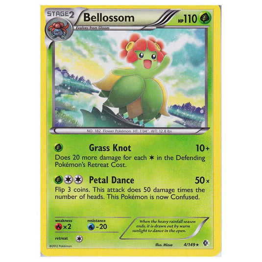 Pokemon - Black & White - Boundaries Crossed - Bellossom 4/149