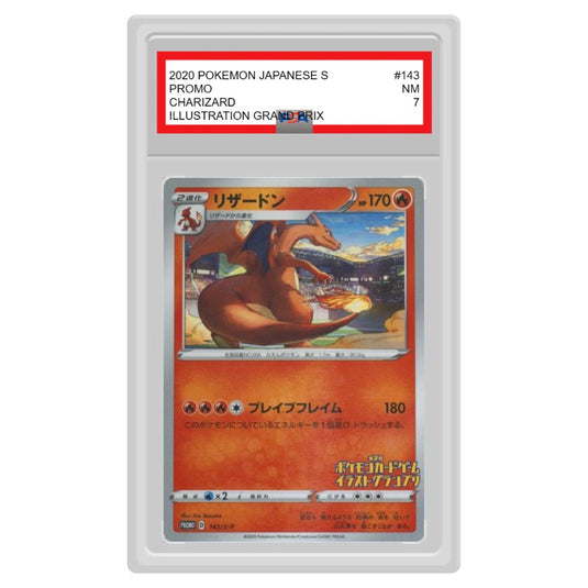 Pokemon - 2020 Illustration Grand Prix - Charizard - 143/S-P (Graded Card)
