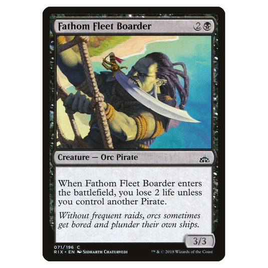 Magic The Gathering - Rivals Of Ixalan - Fathom Fleet Boarder - 71/196 (Foil)