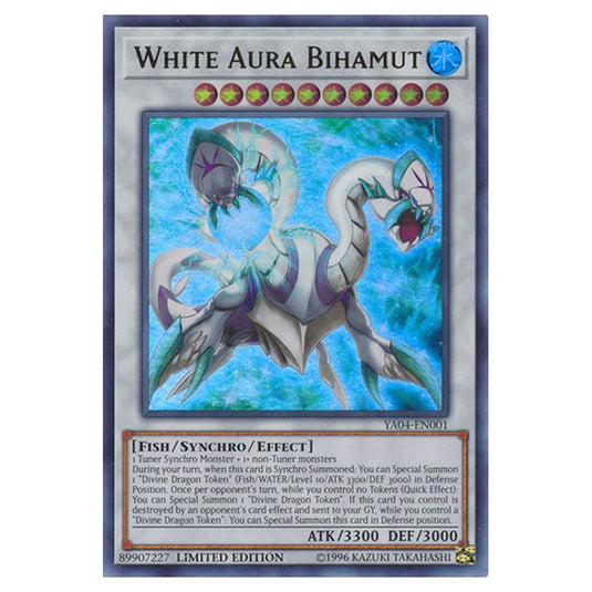 Yu-Gi-Oh! - Yu-Gi-Oh! ARC-V Volume 4 promotional card - White Aura Bihamut (Ultra Rare) YA04-EN001