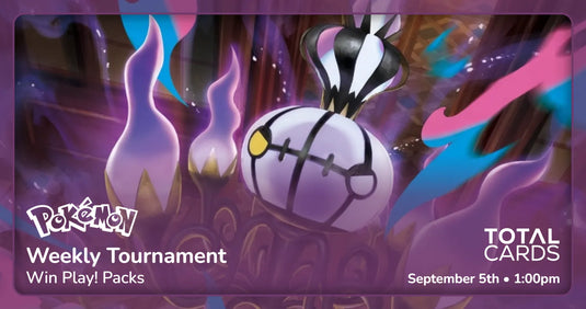 Pokémon - Weekly Tournament - Saturday 1pm (05/09/26)