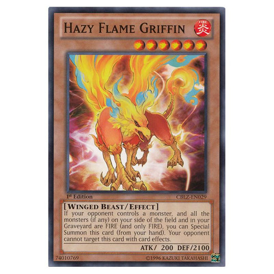 Yu-Gi-Oh! - Cosmo Blazer - Hazy Flame Griffin (Common) CBLZ-EN029