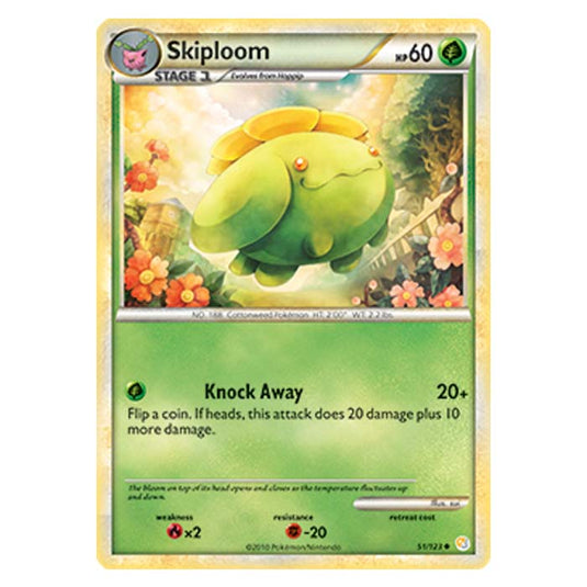Pokemon - HGSS - Skiploom - 51/123