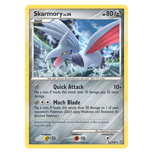 Pokemon - Diamond And Pearl Stormfront - Skarmory - 51/100
