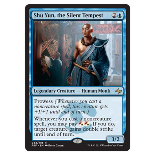 Magic the Gathering - Fate Reforged - Shu Yun the Silent Tempest - 52/185