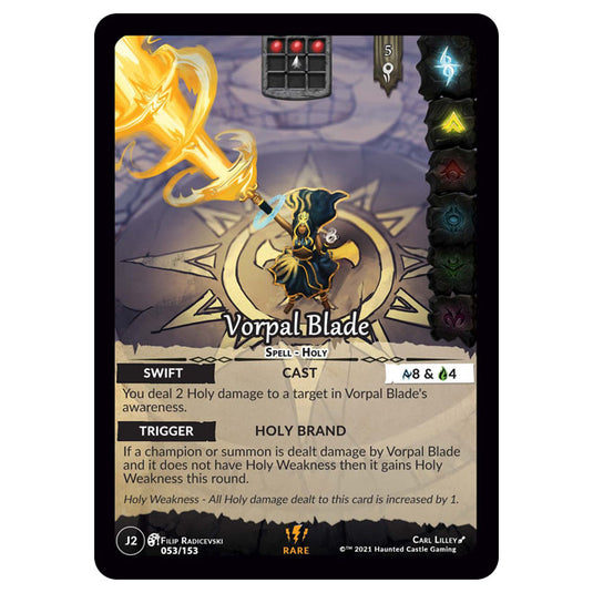 Genesis Battle of Champions - Welcome to Jaelara - Vorpal Blade (Rare) J2053