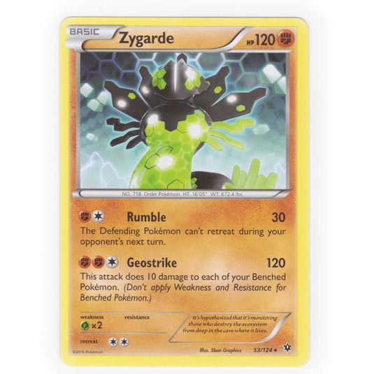 Pokemon - XY - Fates Collide - Zygarde - 53/124
