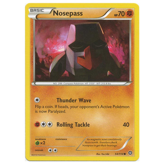 Pokemon - XY - Steam Siege - Nosepass - 54/114