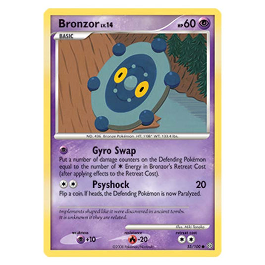 Pokemon - Diamond And Pearl Stormfront - Bronzor - 55/100