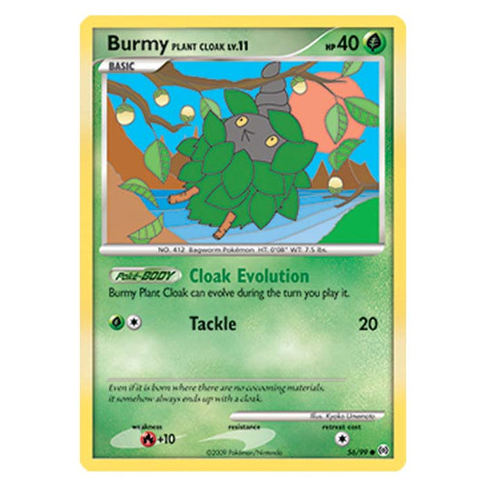 Pokemon - Platinum Arceus - Burmy Plant Cloak - 56/99