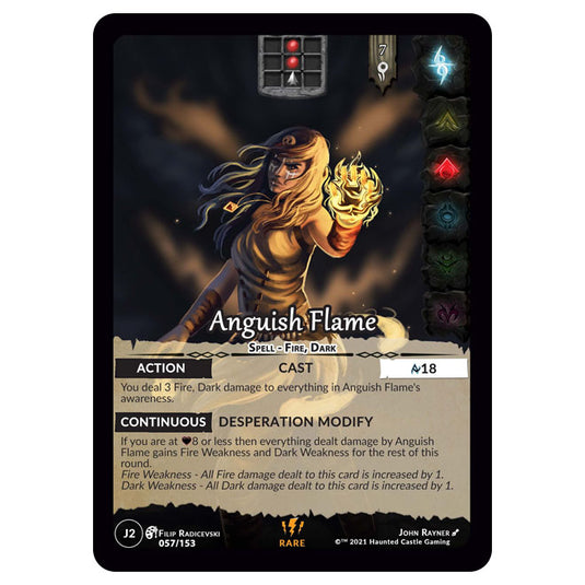 Genesis Battle of Champions - Welcome to Jaelara - Anguish Flame (Rare) J2057