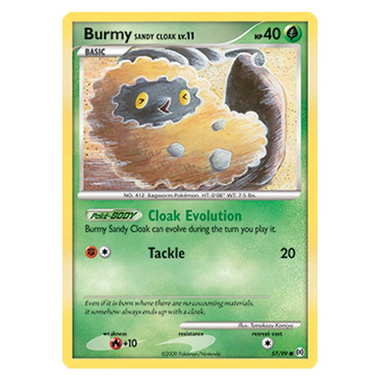 Pokemon - Platinum Arceus - Burmy Sandy Cloak - 57/99