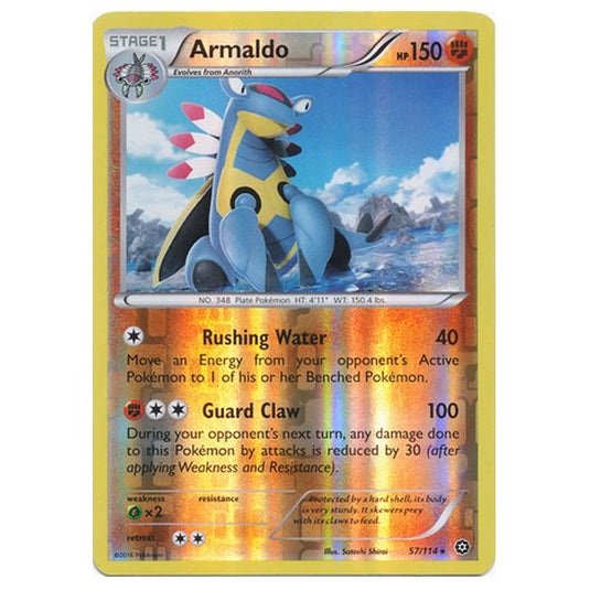 Pokemon - XY - Steam Siege - (Reverse Holo) Armaldo - 57/114