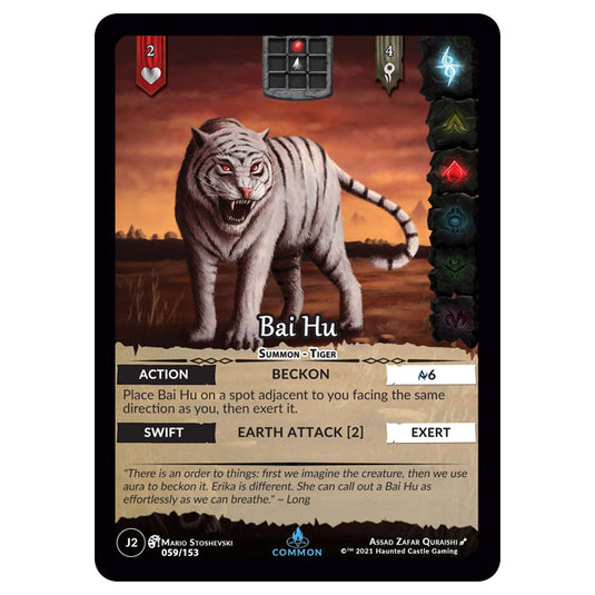 Genesis Battle of Champions - Welcome to Jaelara - Bai Hu (Common) J2059