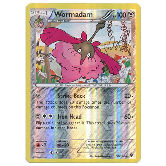 Pokemon - XY - Fates Collide (Reverse Holo) - Wormadam - 59/124