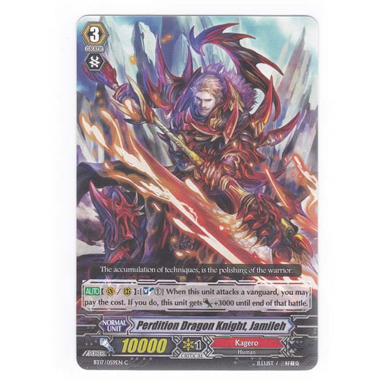 CFV - Blazing Perdition - Perdition Dragon Knight Jamileh - 59/144