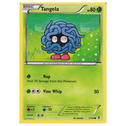 Pokemon - Black & White - Boundaries Crossed - Tangela 5/149