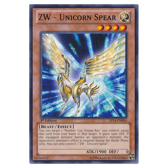 Yu-Gi-Oh! - Star Pack 2014 - ZW - Unicorn Spear (Common) SP14-EN004