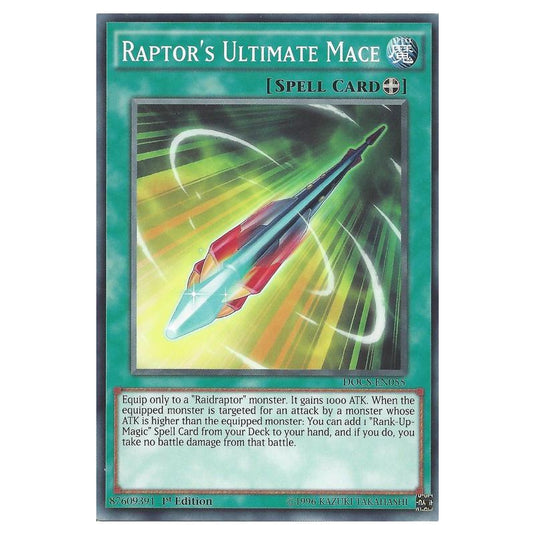 Yu-Gi-Oh! - Dimension of Chaos - Raptor's Ultimate Mace (Common) DOCS-EN055